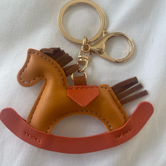 Rocking horse bag charm and key chain !!! New - Picture 4 of 5